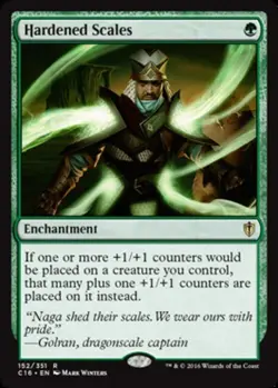 Hardened Scales - Commander 2016 #152/351 MTG Magic The Gathering - Image 1