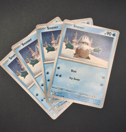 x4 Snover 035/132 x4 Mega Evolution Pokemon TCG Playset NM English - Image 1