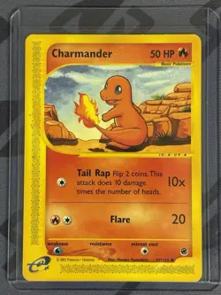 Pokemon TCG - Charmander 97/165 Regular - Moderately Played - Expedition 2002 - Image 1