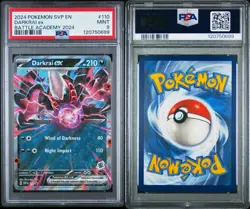 2024 Pokemon Black Star Promo Darkrai Ex SVP 110 PSA 9 MINT Battle Academy - Image 1