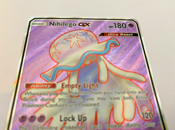 Pokemon Card - Nihilego GX 103/111 S&M Crimson Invasion *NM* Ultra Rare - Image 3
