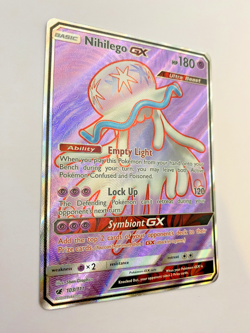 Pokemon Card - Nihilego GX 103/111 S&M Crimson Invasion *NM* Ultra Rare - Image 4