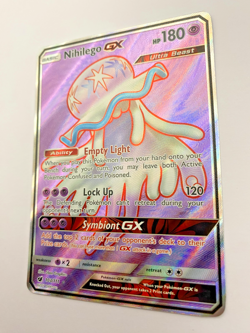 Pokemon Card - Nihilego GX 103/111 S&M Crimson Invasion *NM* Ultra Rare - Image 5