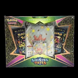 Pokemon TCG Shining Fates Shiny Eldegoss V Collection Box Card Set Brand New 820650809828 - Image 1