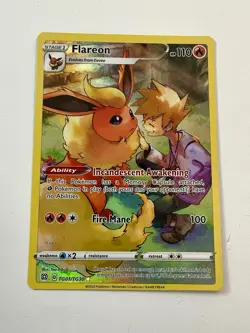 Flareon Trainer Gallery TG01/TG30 Pokemon TCG Brilliant Stars NM+ Mint IR SWSH - Image 1