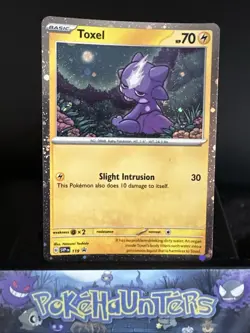 Pokemon Card Toxel SVP 119 Black Star Promo Scarlet & Violet Holo Rare NM - Image 1