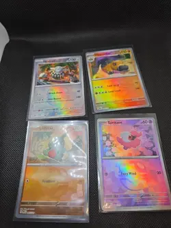Pokemon TCG Prismatic Evolutions Masterball Reverse Holo Lot Of 4 - Image 1