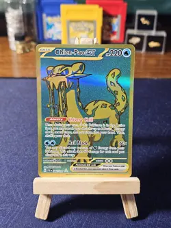 Chien-Pao ex 242/091 - Gold Hyper Rare - SV Paldean Fates - Pokemon TCG Holo - Image 1