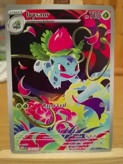Pokemon TCG Ivysaur 134/132 Illustration Rare - Mega Evolutions -Pack Fresh Mint - Image 1