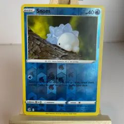 Snom 84/264 Fusion Strike Reverse Holo Common Pokemon Light Play+ - Image 1