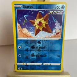 Staryu 52/264 Fusion Strike Reverse Holo Common Pokemon Moderate Play+ - Image 1