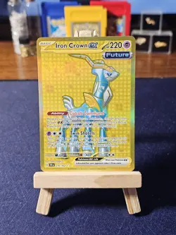 Iron Crown ex 216/162 - Gold Hyper Rare - SV05 Temporal Forces - Pokemon TCG Hol - Image 1