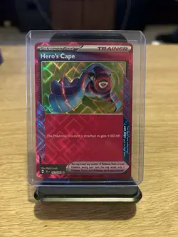 Hero's Cape 152/162 Ace Spec SV Temporal Forces Pokemon English NM - Image 1