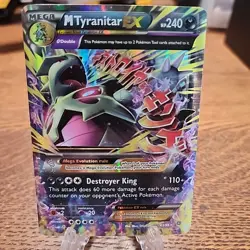 M Tyranitar EX 43/98 XY-Ancient Origins Holo 2015 Pokemon TCG LP - Image 1
