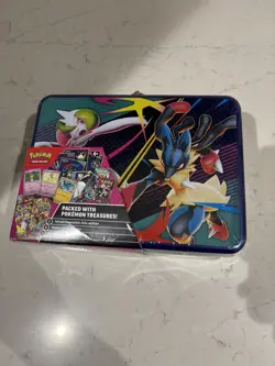 Pokemon TCG - Collector Chest Mega Gardevoir & Mega Lucario SEALED NEW in hand - Image 1