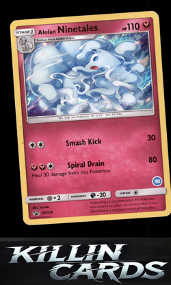 Alolan Ninetales (30) SM128 Pokemon Promo SM Trainer Kit: Alolan Sandslash & Alo - Image 1