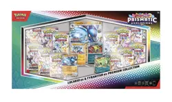 Pokemon TCG Prismatic Evolutions Lucario Ex + Tyranitar Ex Premium Collection - Image 1