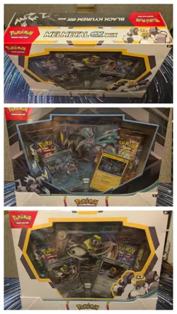 Pokemon TCG Black Kyurem EX & Melmetal Ex Collection Box Target Bundle SEALED - Image 1