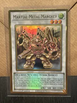 Yugioh | Martial Metal Marcher | MAGO-EN030 | Premium Gold Rare - Image 1