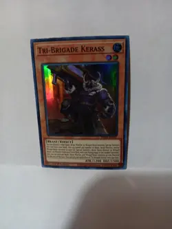 Yugioh! Tri-Brigade Kerass - PHRA-EN007 - Super Rare - 1st Edition Near Mint, En - Image 1