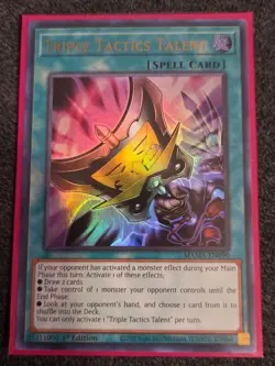 Triple Tactics Talent MAMA-EN090 Magnificent Mavens 1st Edition Yugioh - Image 1