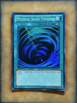 Yugioh Mystical Space Typhoon YS13-ENV12 Super Rare 1st Ed NM - Image 1