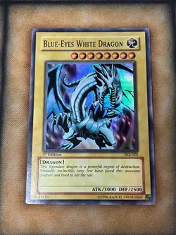 Yugioh Blue-Eyes White Dragon SKE-001 Starter Deck 1st Ed VLP - Image 1