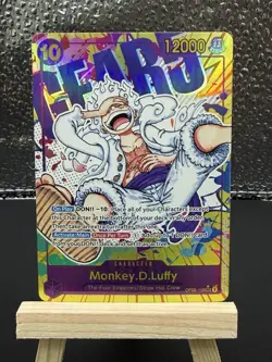 Monkey.D.Luffy Secret Rare OP05-119 Awakening of the New Era Foil - Image 1