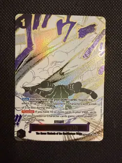 ONE PIECE OP-14 MAGNA GROUND DEATH 096 PRISTINE CONDITION RAW - Image 1