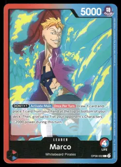 Marco OP08-002 One Piece Two Legends NM - Image 1