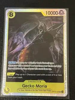 ONE PIECE TCG Gecko Moria SR Super Rare OP14-104 The Azure Sea's Seven English - Image 1