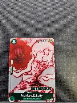 One Piece Card Game Monkey.D.Luffy P-061 ST-11 Uta Deck Battle WINNER Promo TCG - Image 1
