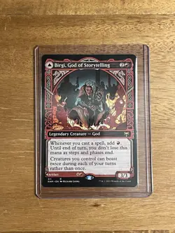 Birgi, God of Storytelling (Showcase) Kaldheim Regular - Image 1
