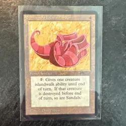 Sandals of Abdallah Arabian Nights Magic the Gathering Card - Image 1