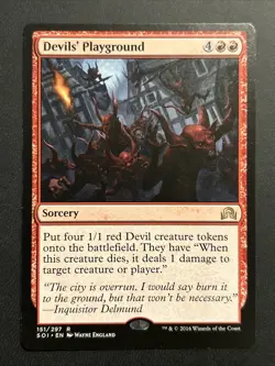 Devils' Playground Shadows over Innistrad Regular Magic The Gathering MTG TCG NM - Image 1