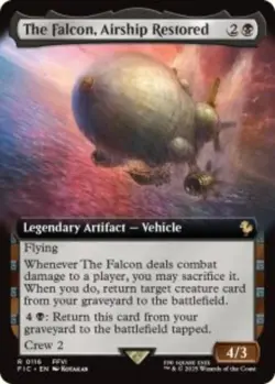 The Falcon, Airship Restored Final Fantasy Commander (FIC) 116 MTG Regular NM - Image 1