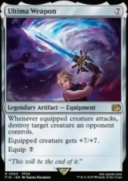 Ultima Weapon Final Fantasy (FIN) 563 MTG Regular NM - Image 1