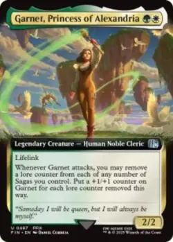 Garnet, Princess of Alexandria Final Fantasy (FIN) 487 MTG Regular NM - Image 1