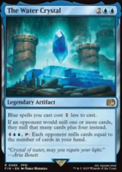 The Water Crystal Final Fantasy (FIN) 85 MTG Regular NM - Image 1