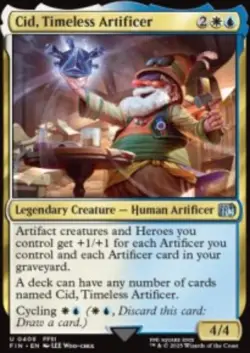 Cid, Timeless Artificer Final Fantasy (FIN) 408 MTG Regular NM - Image 1