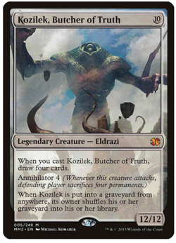 1x Kozilek, Butcher of Truth Modern Masters 2015 LP MTG - Image 1