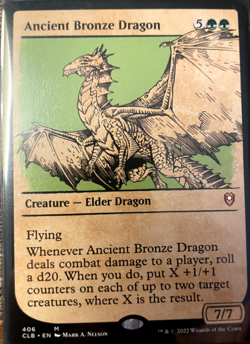 Ancient Bronze Dragon - MTG - Commander Legends: BFBG Extras (Near Mint) - Image 1