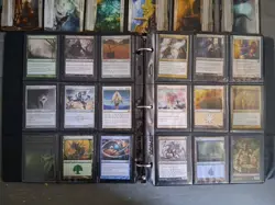 !!!! Magic The Gathering Card Lot 348 Cards Including 9 Jumbo Cards In Binder ! - Image 5