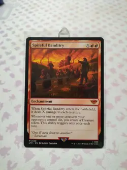 Spiteful Banditry 0149 Non Foil Mythic Lord of the Rings MTG Mint - Image 1
