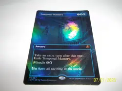 Foil Temporal Mastery Borderless Foil Innistrad Remastered x1 NM/LP - Image 1