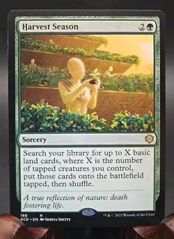 Harvest Season Starter Commander Decks MTG Regular Near Mint - Image 1