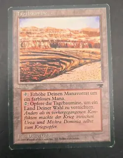 Strip Mine (German "Tagebaumine") MTG Regular Moderately Played - Image 1