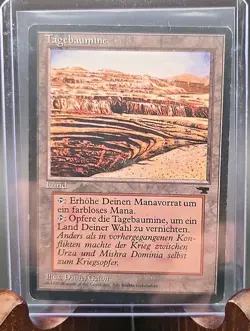 Strip Mine (German "Tagebaumine") MTG Regular Moderately Played - Image 3