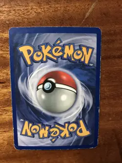 Pokemon Hitmonchan 7/102 WotC Base Set Unlimited Holo Rare MP - Image 2