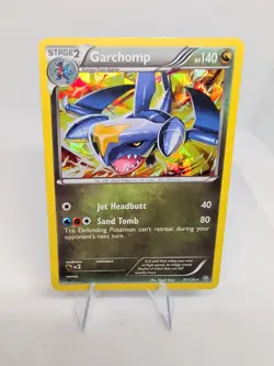 Garchomp (91/124) Dragon Exalted - Exclusive - Cracked Ice Holo - Pokemon READ - Image 1